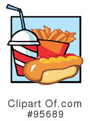 Hot Dog Clipart #95689 by Hit Toon