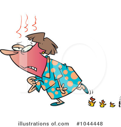 Royalty-Free (RF) Hot Flash Clipart Illustration by toonaday - Stock Sample #1044448