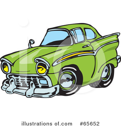 Hot Rod Clipart #65652 by Dennis Holmes Designs