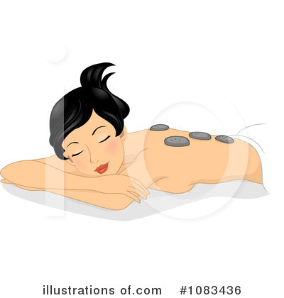 Royalty-Free (RF) Hot Stone Massage Clipart Illustration by BNP Design Studio - Stock Sample #1083436