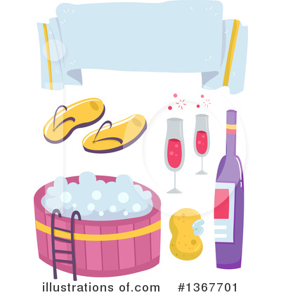 Royalty-Free (RF) Hot Tub Clipart Illustration by BNP Design Studio - Stock Sample #1367701