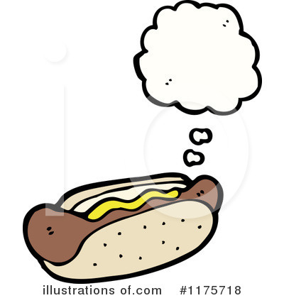 Royalty-Free (RF) Hotdog Clipart Illustration by lineartestpilot - Stock Sample #1175718