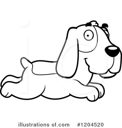 Royalty-Free (RF) Hound Clipart Illustration by Cory Thoman - Stock Sample #1204520