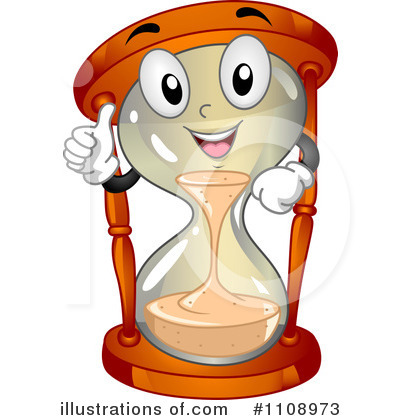 Royalty-Free (RF) Hourglass Clipart Illustration by BNP Design Studio - Stock Sample #1108973