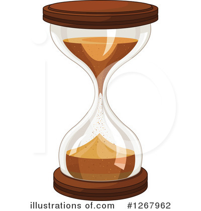 Royalty-Free (RF) Hourglass Clipart Illustration by Pushkin - Stock Sample #1267962