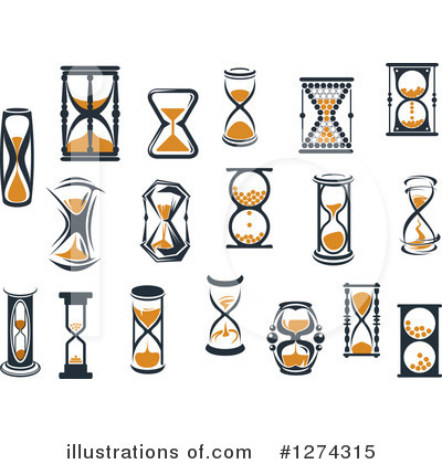 Royalty-Free (RF) Hourglass Clipart Illustration by Vector Tradition SM - Stock Sample #1274315