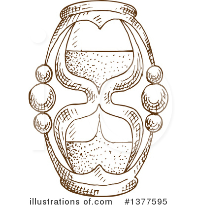 Hourglass Clipart #1377595 by Vector Tradition SM