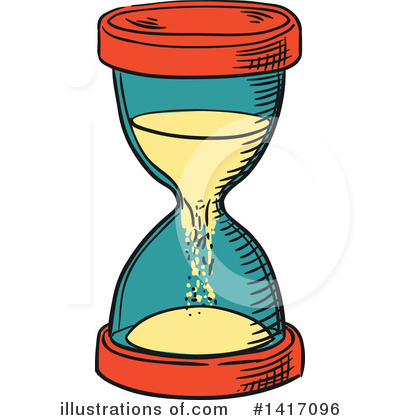 Hourglass Clipart #1417096 by Vector Tradition SM