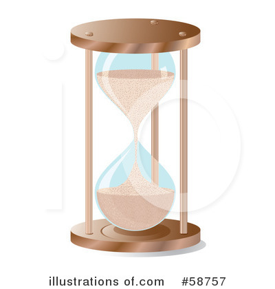 Royalty-Free (RF) Hourglass Clipart Illustration by MilsiArt - Stock Sample #58757