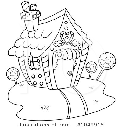 Gingerbread House Clipart #1049915 by BNP Design Studio