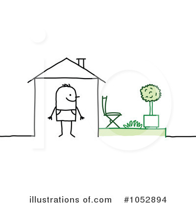 Royalty-Free (RF) House Clipart Illustration by NL shop - Stock Sample #1052894
