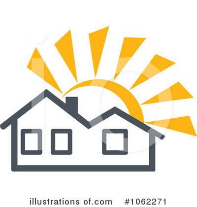 Royalty-Free (RF) House Clipart Illustration by Vector Tradition SM - Stock Sample #1062271