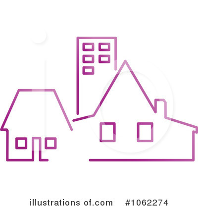 Royalty-Free (RF) House Clipart Illustration by Vector Tradition SM - Stock Sample #1062274