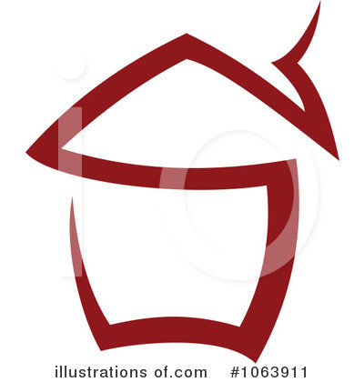 Royalty-Free (RF) House Clipart Illustration by Vector Tradition SM - Stock Sample #1063911
