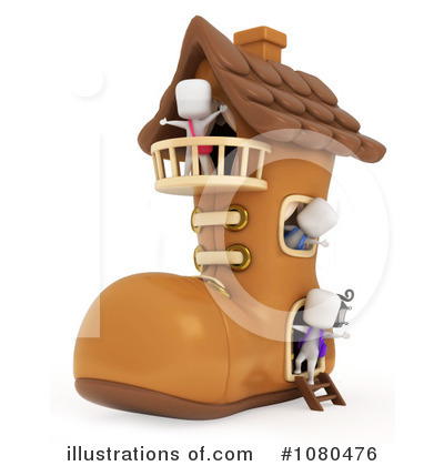 Royalty-Free (RF) House Clipart Illustration by BNP Design Studio - Stock Sample #1080476