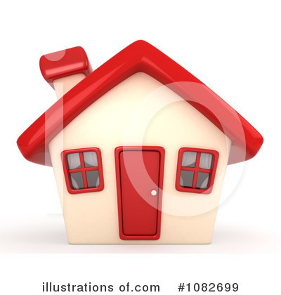 Royalty-Free (RF) House Clipart Illustration by BNP Design Studio - Stock Sample #1082699