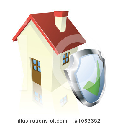 Royalty-Free (RF) House Clipart Illustration by AtStockIllustration - Stock Sample #1083352