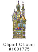 House Clipart #1091775 by Steve Klinkel