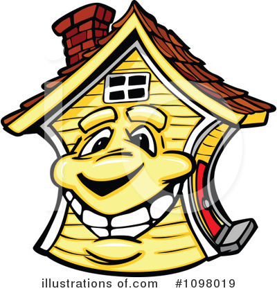 Royalty-Free (RF) House Clipart Illustration by Chromaco - Stock Sample #1098019