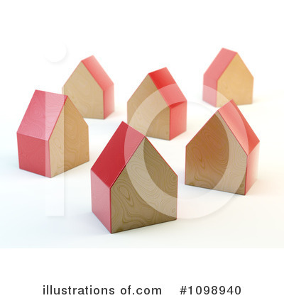 Houses Clipart #1098940 by Mopic