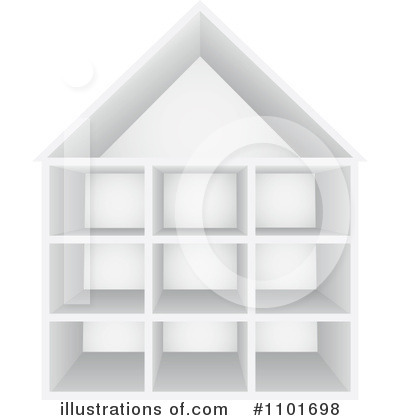 Royalty-Free (RF) House Clipart Illustration by Andrei Marincas - Stock Sample #1101698