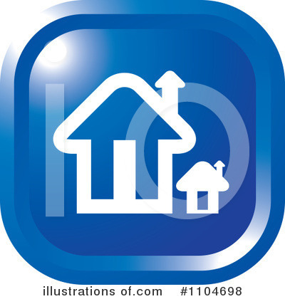 Royalty-Free (RF) House Clipart Illustration by Lal Perera - Stock Sample #1104698