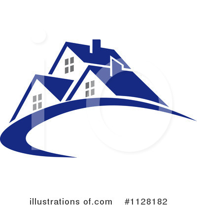 Royalty-Free (RF) House Clipart Illustration by Vector Tradition SM - Stock Sample #1128182