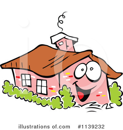 House Clipart #1139232 by Johnny Sajem