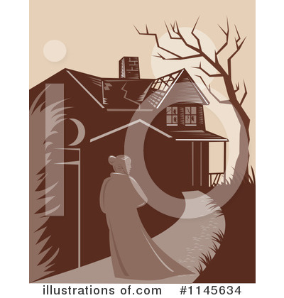 Royalty-Free (RF) House Clipart Illustration by patrimonio - Stock Sample #1145634