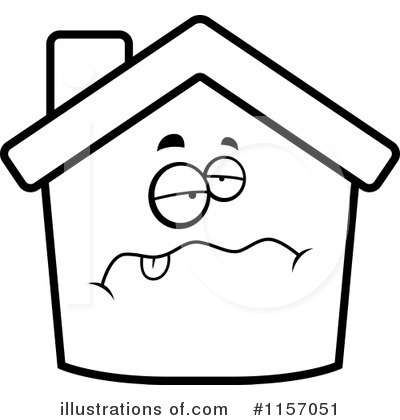 Royalty-Free (RF) House Clipart Illustration by Cory Thoman - Stock Sample #1157051