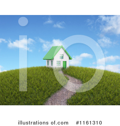 Royalty-Free (RF) House Clipart Illustration by Mopic - Stock Sample #1161310