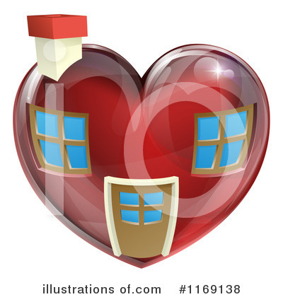 Royalty-Free (RF) House Clipart Illustration by AtStockIllustration - Stock Sample #1169138