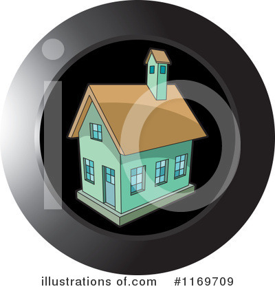 Royalty-Free (RF) House Clipart Illustration by Lal Perera - Stock Sample #1169709