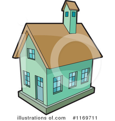 Royalty-Free (RF) House Clipart Illustration by Lal Perera - Stock Sample #1169711