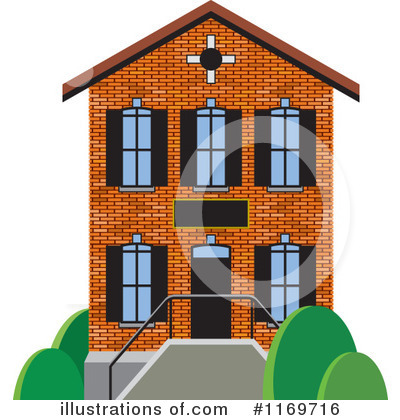 Royalty-Free (RF) House Clipart Illustration by Lal Perera - Stock Sample #1169716