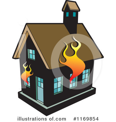 Royalty-Free (RF) House Clipart Illustration by Lal Perera - Stock Sample #1169854