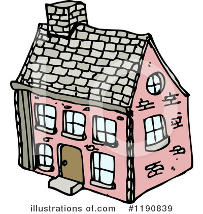 Royalty-Free (RF) House Clipart Illustration by lineartestpilot - Stock Sample #1190839