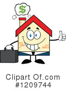 House Clipart #1209744 by Hit Toon