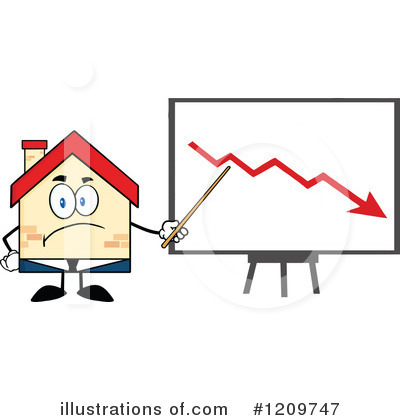 Royalty-Free (RF) House Clipart Illustration by Hit Toon - Stock Sample #1209747