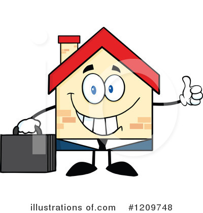 House Clipart #1209748 by Hit Toon