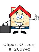 House Clipart #1209748 by Hit Toon