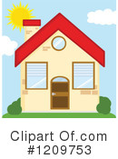 House Clipart #1209753 by Hit Toon