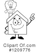 House Clipart #1209776 by Hit Toon