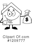 House Clipart #1209777 by Hit Toon