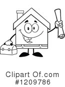 House Clipart #1209786 by Hit Toon