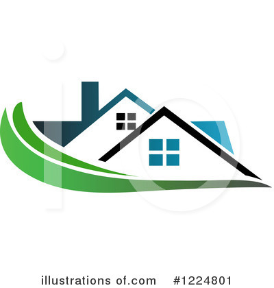 Royalty-Free (RF) House Clipart Illustration by Vector Tradition SM - Stock Sample #1224801
