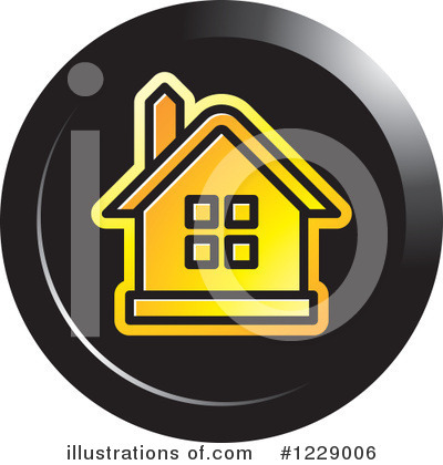 Royalty-Free (RF) House Clipart Illustration by Lal Perera - Stock Sample #1229006