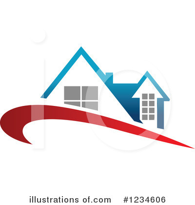 Royalty-Free (RF) House Clipart Illustration by Vector Tradition SM - Stock Sample #1234606