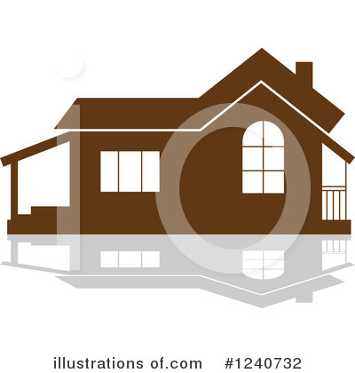 Royalty-Free (RF) House Clipart Illustration by Vector Tradition SM - Stock Sample #1240732
