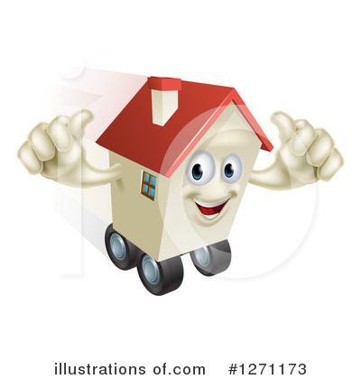 Royalty-Free (RF) House Clipart Illustration by AtStockIllustration - Stock Sample #1271173